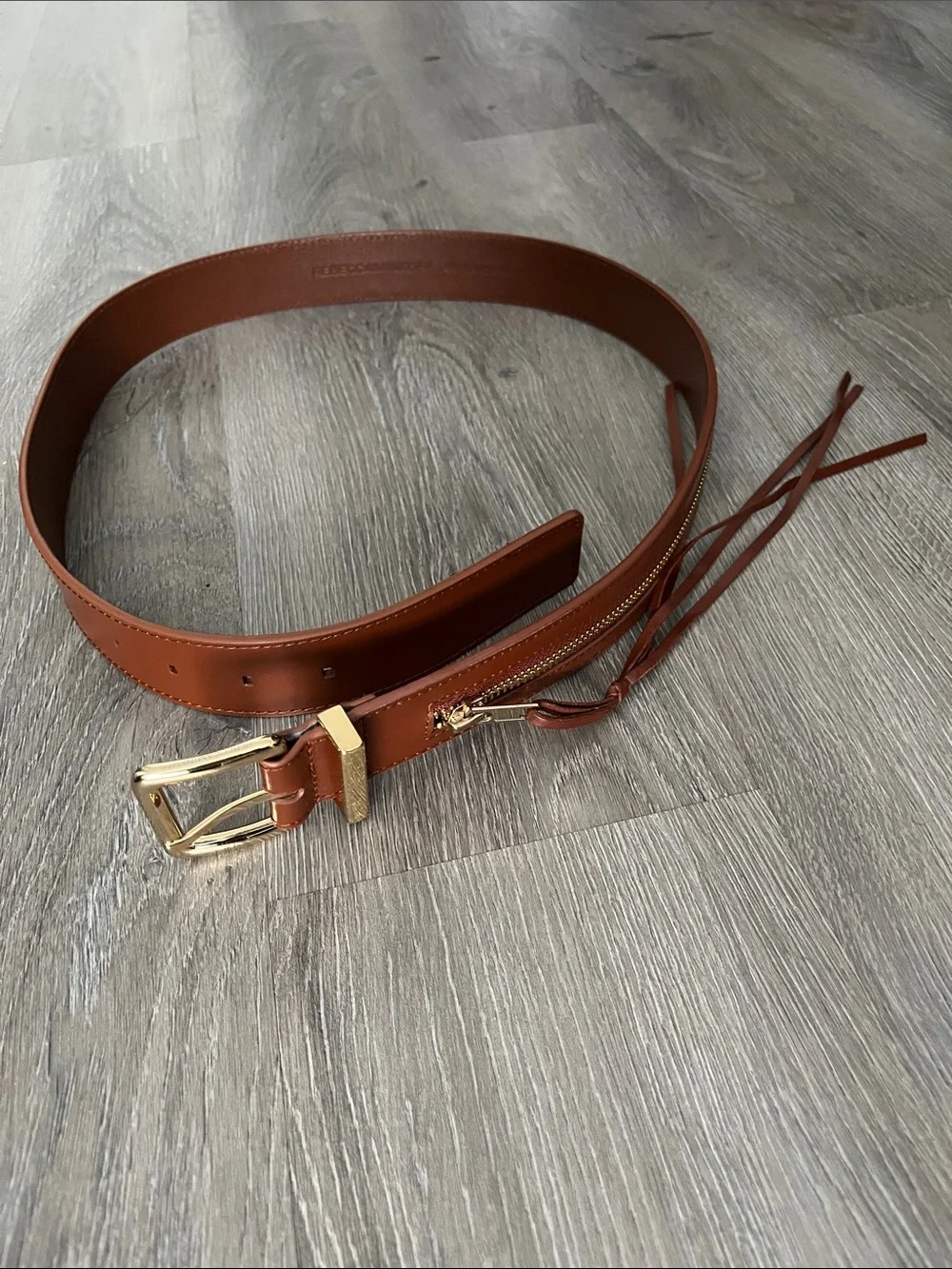Rebecca Minkoff Tan Leather Ladies Belt Size M